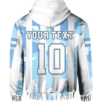 Custom Argentina Football Hoodie AFA Champions 2022 Sporty Style - Wonder Print Shop