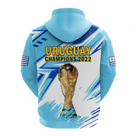 Uruguay Football Hoodie La Celeste WC 2022 Sporty Style - Wonder Print Shop