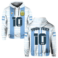 Custom Argentina Football 2022 Hoodie Vamos La Albiceleste - Wonder Print Shop
