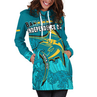 Bahamas Independence Day Hoodie Dress Blue Marlin Since 1973 Style - Wonder Print Shop
