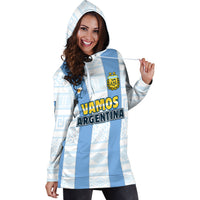 Argentina Football 2022 Hoodie Dress Vamos La Albiceleste - Wonder Print Shop