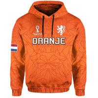 Custom Football Hoodie 2022 Soccer World Cup Oranje Champions LT13 - Wonder Print Shop