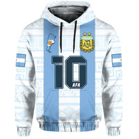 Custom Argentina Football 2022 Hoodie Vamos La Albiceleste - Wonder Print Shop