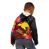 Custom Personalised Papua New Guinea Hoodie KID Bird of Paradise LT13 - Wonder Print Shop