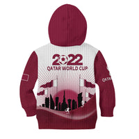 Qatar Hoodie KID Happy 144th Independence Anniversary Mix World Cup 2022 - Wonder Print Shop