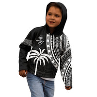 Custom Text and Number Fiji Rugby Sevens Hoodie KID Fijian 7s Tapa Polynesian LT13 - Wonder Print Shop