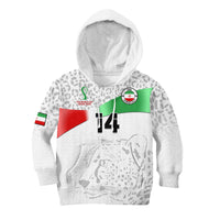 (Custom Text And Number) Iran Football Hoodie KID Team Melli World Cup 2022 - Wonder Print Shop
