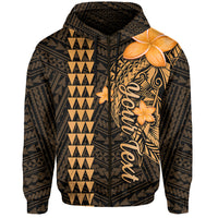 Custom Hawaii Hoodie Kakau Kanaka Maoli Combine Polynesian Shark Ver.01 - Wonder Print Shop