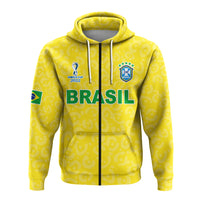 Custom Brazil Football Hoodie World Cup Champions Soccer 2022 Selecao Brazil Campeao LT13 - Wonder Print Shop