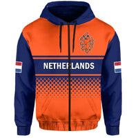 Netherlands CrickeHoodie ODI Simple Orange Style - Wonder Print Shop