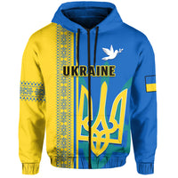 Ukraine Unity Day Hoodie Folk Ukrainian Coat Of Arms - Wonder Print Shop