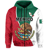 Mexico Hoodie Mexican Aztec Pattern - Wonder Print Shop