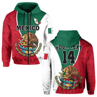 Custom Mexico Hoodie Mexican Aztec Pattern - Wonder Print Shop