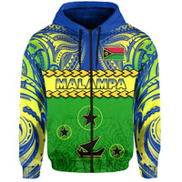 Malampa Province Hoodie Vanuatu Pig Tusk Polynesian Flag Style - Wonder Print Shop