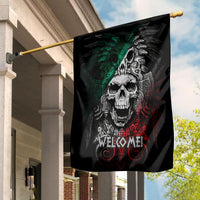 Mexico Flag Skull Eagle Aztec LT13 - Wonder Print Shop