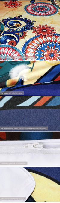 Mandala Flowers Native American Bedding Set LT10 - Wonder Print Shop