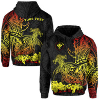 Custom Hawaii Polynesian Hoodie Wild Hammerhead Sharks Fresh Life LT13 - Wonder Print Shop