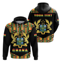 Custom Ghana Hoodie Proud Ankara Kente LT13 - Wonder Print Shop
