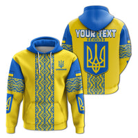 Custom Ukraine Hoodie Ukrainian Pattern LT13 - Wonder Print Shop