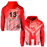 Custom LABASA Football Hoodie Strong Lion Of Fiji Custom Text and Number LT13 - Wonder Print Shop