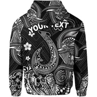Custom Hawaii Fish Hook Polynesian Hoodie Unique Style Black LT8 - Wonder Print Shop