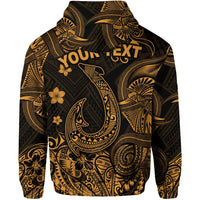 Custom Hawaii Fish Hook Polynesian Hoodie Unique Style Gold LT8 - Wonder Print Shop