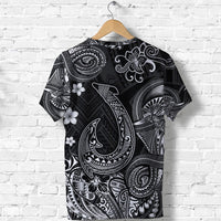Hawaii Fish Hook Polynesian T Shirt Unique Style Black LT8 - Wonder Print Shop
