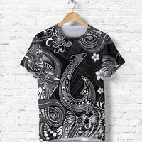 Custom Hawaii Fish Hook Polynesian T Shirt Unique Style Black LT8 - Wonder Print Shop