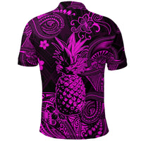 Hawaii Pineapple Polynesian Polo Shirt Unique Style Pink LT8 - Wonder Print Shop