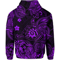 Hawaii Shaka Polynesian Hoodie Unique Style Purple LT8 - Wonder Print Shop