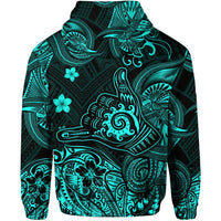 Hawaii Shaka Polynesian Hoodie Unique Style Turquoise LT8 - Wonder Print Shop