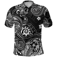 Hawaii Shaka Polynesian Polo Shirt Unique Style Black LT8 - Wonder Print Shop