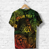 Custom Hawaii Shaka Polynesian T Shirt Unique Style Reggae LT8 - Wonder Print Shop