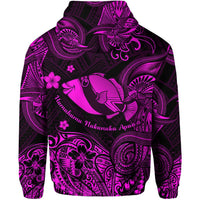 Hawaii State Fish Humuhumu Nukunuku Apuaa Polynesian Hoodie Unique Style Pink LT8 - Wonder Print Shop