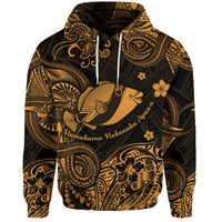 Custom Hawaii State Fish Humuhumu Nukunuku Apuaa Polynesian Hoodie Unique Style Gold LT8 - Wonder Print Shop