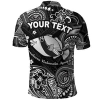 Custom Hawaii State Fish: Humuhumu Nukunuku Apuaa Polynesian Polo Shirt Unique Style Black LT8 - Wonder Print Shop