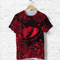 Custom Hawaii State Fish Humuhumu Nukunuku Apuaa Polynesian T Shirt Unique Style Red LT8 - Wonder Print Shop