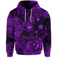 Custom Hawaii Surfing Polynesian Hoodie Unique Style Purple LT8 - Wonder Print Shop