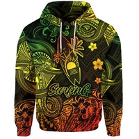 Custom Hawaii Surfing Polynesian Hoodie Unique Style Reggae LT8 - Wonder Print Shop