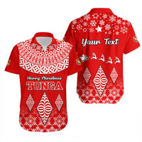 Personalised Tonga Kupesi Ngatu Merry Christmas Matching Hawaiian Shirt And Dress LT9 - Wonder Print Shop