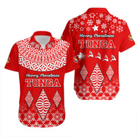 Tonga Kupesi Ngatu Merry Christmas Matching Hawaiian Shirt And Dress LT9 - Wonder Print Shop