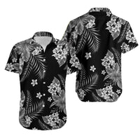 Hawaii Summer Colorful Matching Hawaiian Shirt And Dress Gray LT6 - Wonder Print Shop
