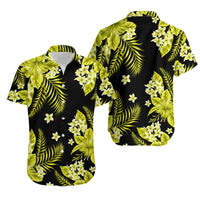 Hawaii Summer Colorful Matching Hawaiian Shirt And Dress Yellow LT6 - Wonder Print Shop