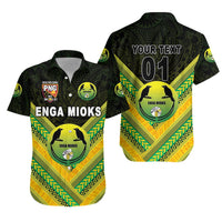 (Custom Personalised) Papua New Guinea Enga Mioks Hawaiian Shirt Rugby Original Style - Black, Custom Text And Number LT8 - Wonder Print Shop