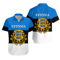 Estonia Hawaiian Shirt Flag Style LT8 - Wonder Print Shop