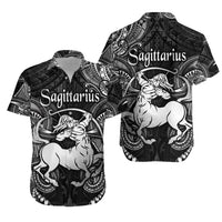 Sagittarius Zodiac Polynesian Hawaiian Shirt Unique Style Black LT8 - Wonder Print Shop