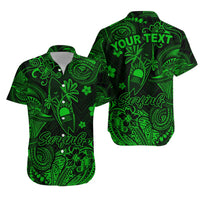 (Custom Personalised) Hawaii Surfing Polynesian Hawaiian Shirt Unique Style - Green LT8 - Wonder Print Shop