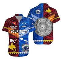 (Custom Personalised) Papua New Guinea And Samoa Together Hawaiian Shirt LT8 - Wonder Print Shop