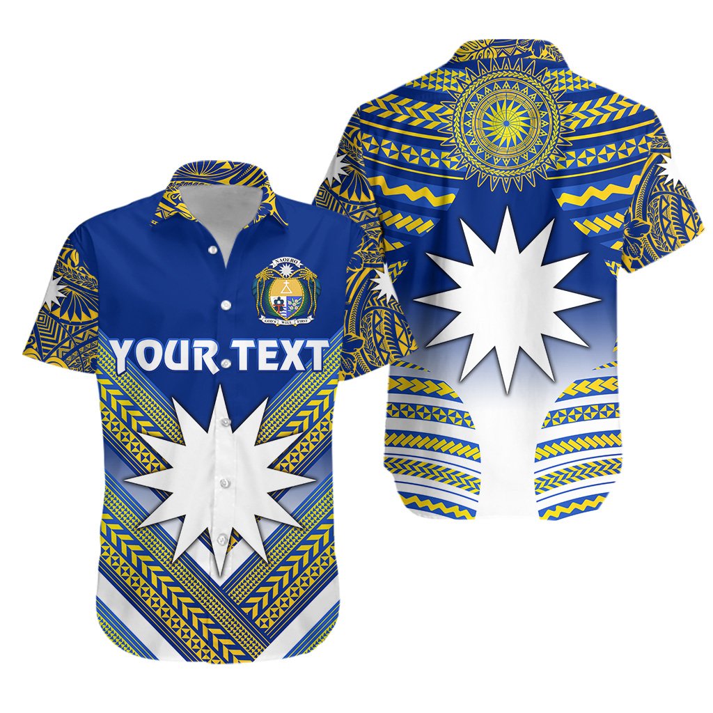 custom-personalised-nauru-polynesian-flag-hawaiian-shirt-creative-style-blue-no1