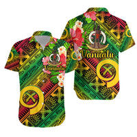 Vanuatu Matching Hawaiian Outfits For Couples Independence Be Proud Vanuatu Flag Gradient Vibes LT8 - Wonder Print Shop